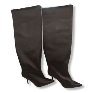 Good American Original Rihanna boot over the knee, baggy boot size 8